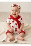 Baby Girl Heart Ruffle Bandana Jumpsuit