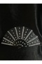 Black Bridal Fan Henna Fan