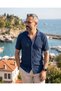 Men's Old Money Knitted Cotton Short Sleeve Shirt - 4