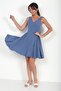 Women's V-Neck Gipeli Lyocell Short Dress
