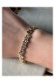 Xuping Zircon Stone Asymmetric Sequin Chain Bracelet