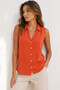 Sleeveless Tile Women's Shirt 26Y0369K1