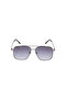Non Polarized Sunglasses Gunmetal Frame Purple Mirror Lens 56mm - M253PL9V - 2