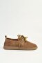 Women's Mink Suede Bead Detailed Loafer Shoes - 2