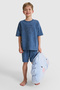 Boy's Dark Indigo Top and Bottom Set 50327313-Vr089 - 4