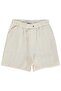 Self-Patterned Shorts for 2-5 Years Old - Ecru