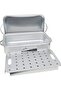 Aluminum Deep Baking Tray Oven Tray Rectangular Roaster Pan with Rack For Home Oven - 4
