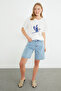 Stoned Bird Printed Crew Neck Casual T-Shirt - 3