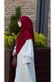 Premium Jacquard Sare Large Size Scarf - Burgundy - 2