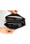 Men's Genuine Leather Brown Multi-Compartment Handbag and Wallet - 4