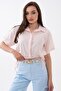 Women's Skirt with Drawstring Detail Short Shirt 260557 - - 3