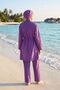 Ece Model Leopard 3-Piece Set Hijab Swimsuit Set - 3