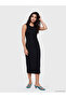 Quality Pieces from Çelebi Store Zero Roba Collar Ribbed Bodycon Dress