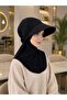 Ready-Made Scarf with Black Detachable Hat. Sports, Sea, Pool Suitable for Daily Use - 4