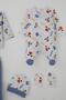 Baby Boy Hospital Release Pack of 8, Cool Puppies Patterned, 0-3 Months, White - 4