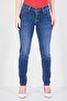 Women Regular Fit Washed Stretchable Denim Jeans, Blue