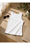 Women's Cotton Terry Look Halter Neck Basic T-Shirt - 3