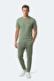 Zaid Men's Cotton Water Green T-Shirt - 5