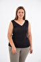 112131 Women's Plus Size Waltz V-Neck Blouse