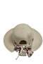 Bow-Detalied Straw Hat with Wide Brim (Beach) & Suitable for Daily Use - 2