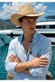 Men's Straw Cowboy Hat with Twisted Cord Ribbon - 2