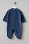 Cute Brother Bears Patterned Cotton Baby Velvet Jumpsuit - 5