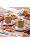 Lura 4 Piece 2-Person Coffee Cup Set Yellow 90 ml