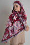 Şarabi Zera Shawl Collection Italian Stitched Miracle Fabric Floral Patterned 202132_08 - 2