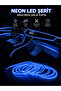 شريط إضاءة LED للسيارة، شريط LED نيون أزرق (Blue) بطول 2 متر - 3