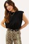 Girls Black Padded T-Shirt Sh388 - 2