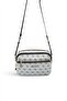White - Black Monogram Women's Crossbody Bag Sp1162