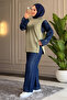 6448 - Stylish Comfortable Modal Interlock Knit Fabric Casual Women's Set - 5