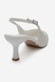 Uvien White Skin Women's Heeled Shoes - 5