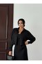 Sofia Linen Fabric Dress and Crop Shirt Set (Not Stretchy, No Slits) - 6