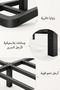 إطار سرير عائم حديث من المعدن مع إضاءة LED ذكية، ومحطة شحن مدمجة. تركيب سهل - 6