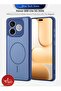Honor 600 Lite 5G 2026 SilkTouch Premium Matte Silicone Protective with Thin Magsafe Case Cover