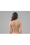. Lingerie C Cup Satin-Like Gathering Bra with Tulle on the Side and Without Underwire - 2
