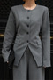 Back-Tie Jacket and Pants Set - 3