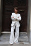 Back-Tie Jacket and Pants Set - 7