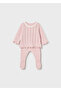Baby Girl Knitted Booties Top and Bottom Set 1594