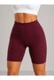 Women's Diver Fabric High Waist Shorts Leggings - 3