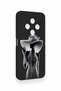 Tecno Spark 30C Compatible Lady Patterned Silicone Case - 3