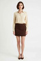 Women's Mini Skirt High Waist Pencil Cut Woven Fabric Elastic Detailed Casual Stylish Comfortable Modern Elegant - 4