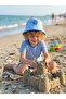 100% Cotton Sun-Protective Bucket Hat for Boys with Anchor Stickers