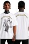 Unisex Metallica and Justice for All Back-Printed T-Shirt, Oversized Rock Band Themed Tshirt