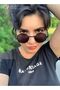 Round Steampunk Sunglasses UV400 Protection Metal Frame Sun Glasses Fashion Anti-Glare for Men Women Driving Fishing Traveling Black - 7