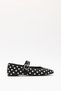 Babet 2611 - Polka Dot Black Polka Dot Women's Babet with Ankle Band - 7