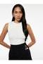 Crew Neck Sleeveless Knitwear Sweater