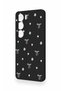 Vivo Y19S Compatible Mini Bow Black Patterned Silicone Case - 2