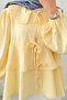 Balloon Sleeve Baby Collar Tunic 2370 - Sari - 3